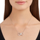 Swarovski Exist Pendant Necklace - Silver/Transparent