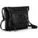 The Sak Sanibel Mini Crossbody - Black Floral Embossed