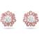 Swarovski Sunshine Stud Earrings - Silver/Pink