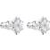 Swarovski Magic Stud Earrings - Silver/Transparent