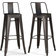 Simpli Home Rayne Bar Stool 100.2cm 2pcs