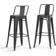 Simpli Home Rayne Bar Stool 100.2cm 2pcs