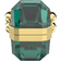 Swarovski Lucent Ring - Gold/Green