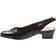 Trotters Dea Woven W - Black Patent