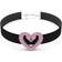 Swarovski Una Choker Necklace - Silver/Black/Pink