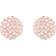 Swarovski Blow Stud Earrings - Rose Gold/Pink