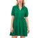 CeCe Women's Tiered V-Neck Babydoll Dress - Lush Green