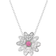 Swarovski Eternal Flower Pendant Necklace - Silver/Transparent/Pink