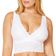 Cosabella Never Say Never Curvy Plungie Longline Bralette - White