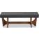 Baxton Studio Theo Settee Bench 124x103.5cm