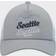 adidas Seattle Kraken Foam Trucker Snapback Cap - Grey/White