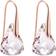 Swarovski Lunar Drop Earrings - Rose Gold/Pink