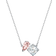 Swarovski Attract Soul Necklace - Silver/Pink/Transparent