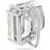 Swarovski Mesmera Single Octagon Cut Clip Earring - Silver/Transparent
