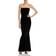 Norma Kamali Fishtail Strapless Gown - Black