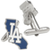 Cufflinks Inc LA Dodgers State Shaped Cufflinks - Silver/Blue/White