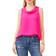 Vince Camuto Sleeveless Cowl Neck Top - Hot Pink