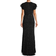 Mac Duggal Novelty Floral Embroidery Sequin Column Gown - Black