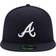 New Era Atlanta Braves Road Authentic Collection On-Field 59FIFTY Fitted Cap Sr