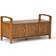 Simpli Home Warm Shaker Storage Bench 111.8x55.9cm