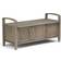 Simpli Home Warm Shaker Storage Bench 111.8x55.9cm