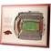 YouTheFan Arkansas Razorbacks 5-Layer StadiumViews 3D Wall Art