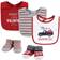 Hudson Cotton Bib and Sock Set 5-pack Valentine Truck