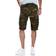 XRay Belted Snap Detail Cargo Shorts - Brown Camo