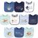 Hudson Cotton Bibs 10-pack Food Puns Boy