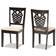 Baxton Studio Gervais Kitchen Chair 95cm 2pcs