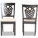 Baxton Studio Gervais Kitchen Chair 95cm 2pcs