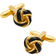 Cufflinks Inc Knot Cufflinks - Gold/Black