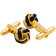 Cufflinks Inc Knot Cufflinks - Gold/Black