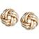 Anne Klein Knot Stud Earrings - Gold