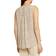 NYDJ Sleeveless Pleat Back Blouse - Sand Cat