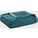 Madison Park Windom Blankets Blue (228.6x228.6cm)