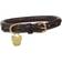 Shires Digby & Fox Rolled Leather Dog Collar 3XS