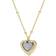 Fossil Sutton Mommy and Me Heart Pendant Necklace - Gold/Silver