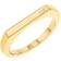 Calvin Klein Faceted Ring - Gold