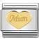 Nomination Composable Classic Link Mum Heart Charm - Silver/Gold