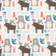 Trend Lab Scandi Forest Deluxe Flannel Fitted Crib Sheet 28x52"