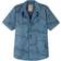 Oas Wavy Cuba Short Sleeve Shirt M - Indigo Blue