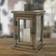 Stonebriar Rustic Wooden Candle Holder Lantern Lantern 28cm