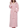 Arus Premium Fleece Full Length Bathrobe - Pink