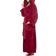 Arus Premium Fleece Full Length Bathrobe - Wine Red