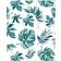 NoJo Palm Leaf Fitted Crib Sheet 28x52"