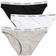 Calvin Klein Carousel Bikini Briefs 3-pack - Black/Grey/White