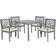 Safavieh Bradbury Patio Dining Set, 1 Table incl. 4 Chairs