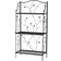 GlitzHome 3-Tiered Plant Stand 27.94x57.785x113.665cm