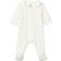 Petit Bateau Babie's Organic Cotton Sleepsuit - Marshmallow White/Multico White (A03UG01070)